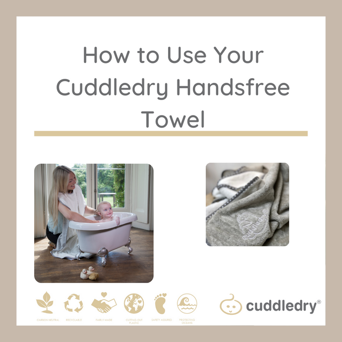 How do I use the Handsfree Towel? | Cuddledry.com