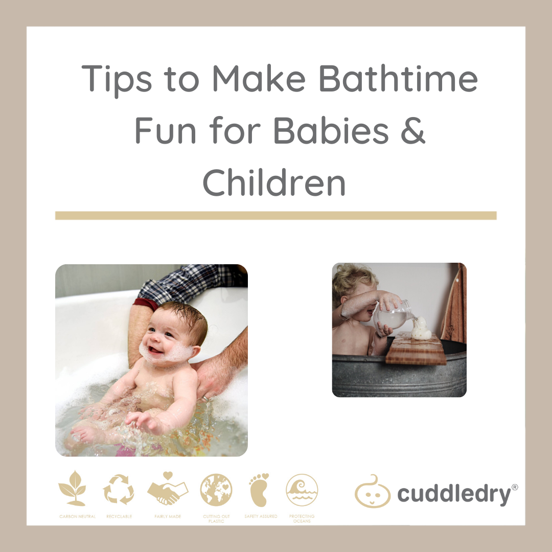 Tips to Make Bathtime Fun!_Cuddledry.com