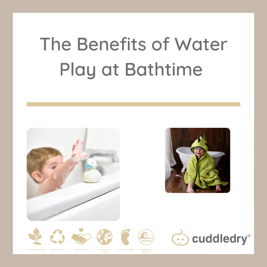 The benefits of water play at bathtime