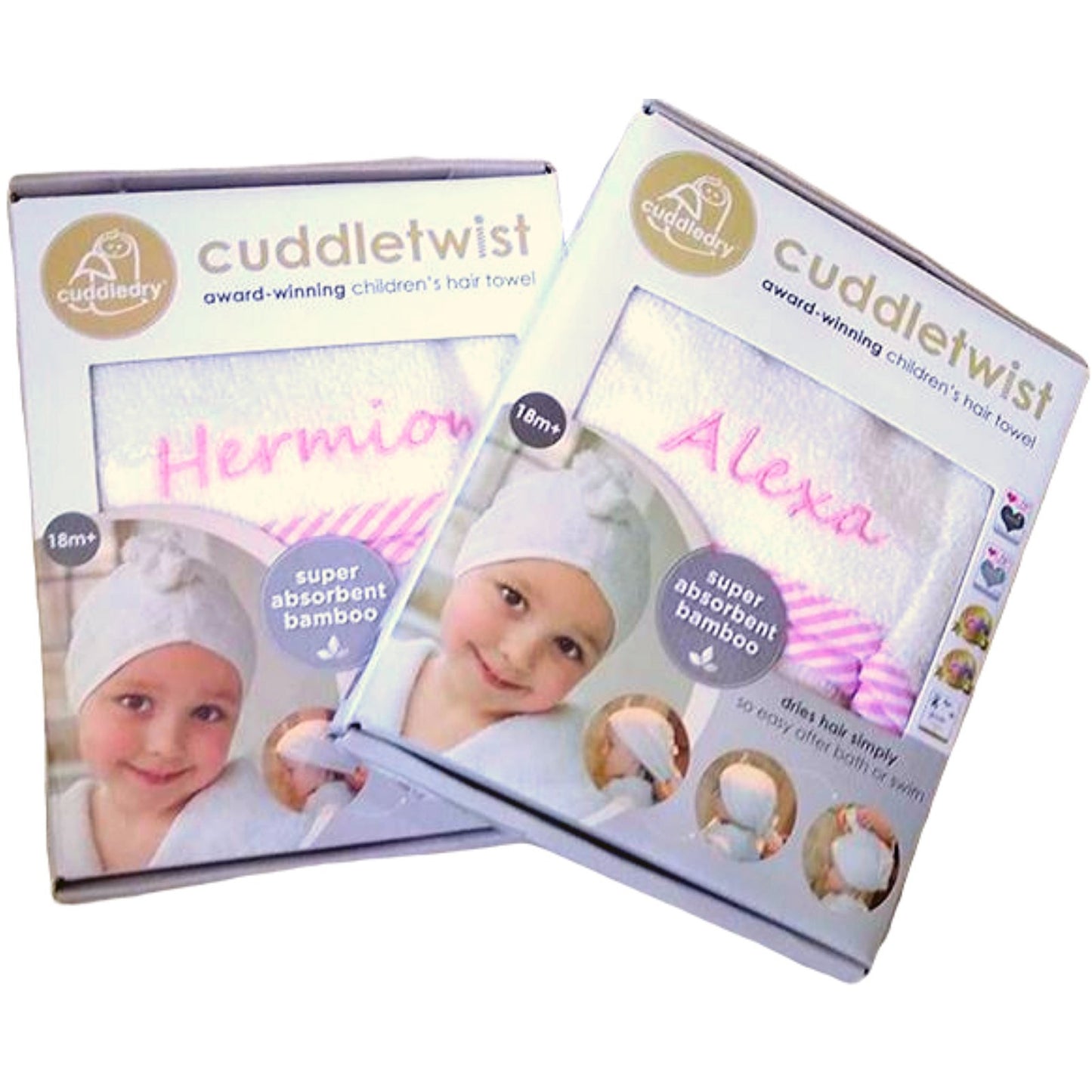 Cuddletwist hair wrap bamboo towel