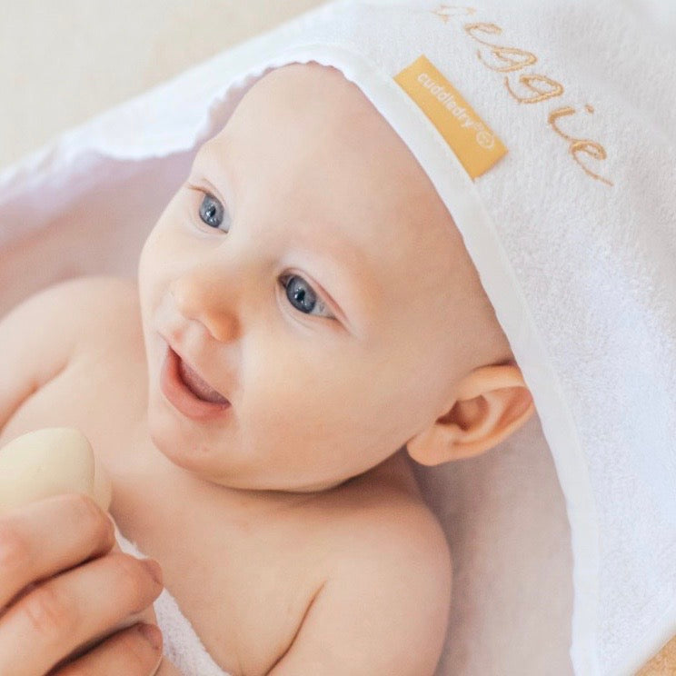 Cuddledry 'Hands-free' baby towel oatmeal