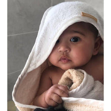 Load image into Gallery viewer, Cuddledry &#39;Hands-free&#39; baby towel oatmeal
